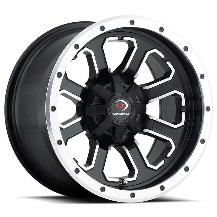 Vision ATV Wheels 548 Commander Black Machined