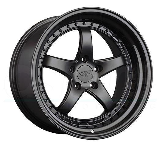 XXR Wheels 565 Flat Black Gloss Black Lip