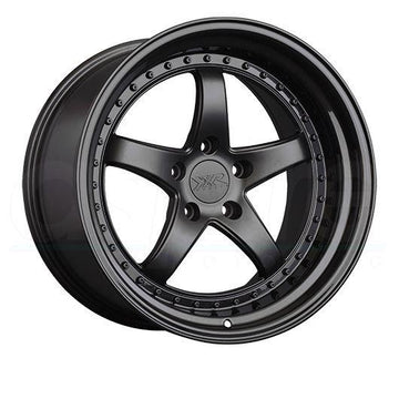 XXR Wheels 565 Flat Black Gloss Black Lip