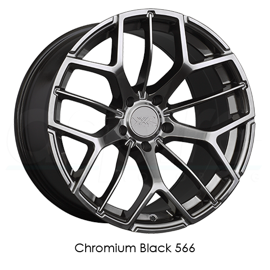 XXR Wheels 566 Chromium Black