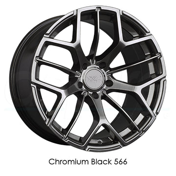 XXR Wheels 566 Chromium Black