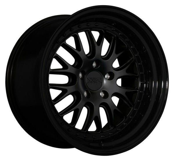 XXR Wheels 570 Flat Black Gloss Black Lip