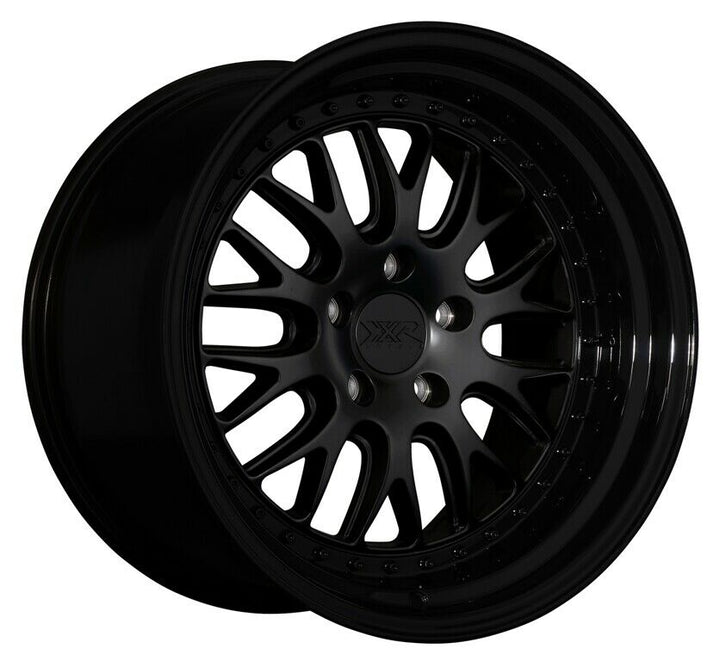 XXR Wheels 570 Flat Black Gloss Black Lip
