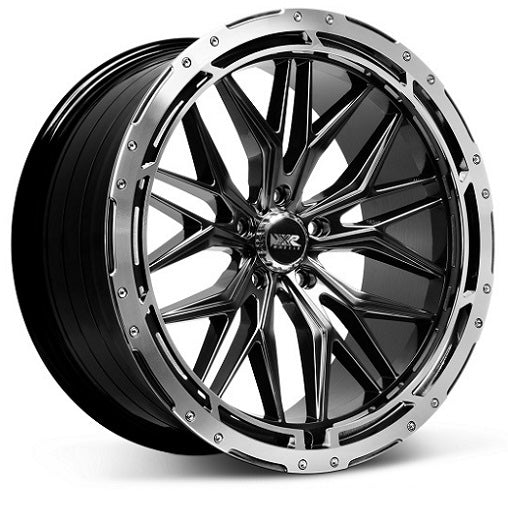 XXR Wheels 585 Chromium Black Machined Ring