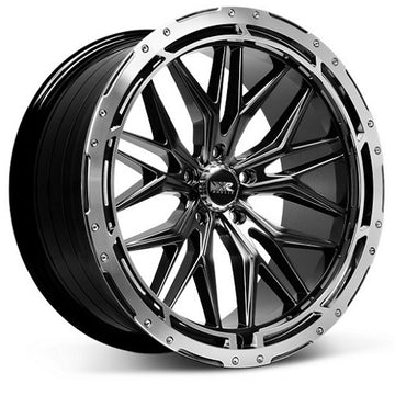 XXR Wheels 585 Chromium Black Machined Ring