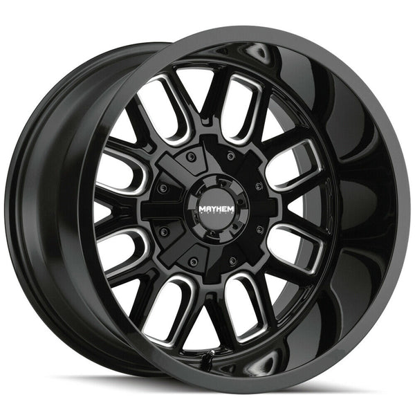 Mayhem Wheels 8107 Cogent Black Milled