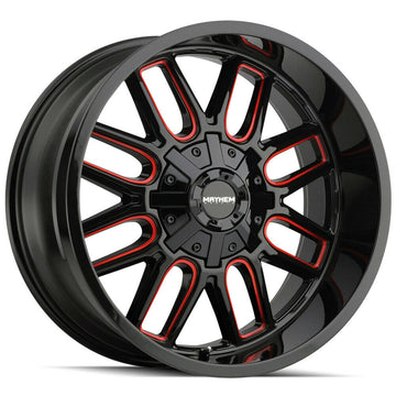 Mayhem Wheels 8107 Cogent Black Red