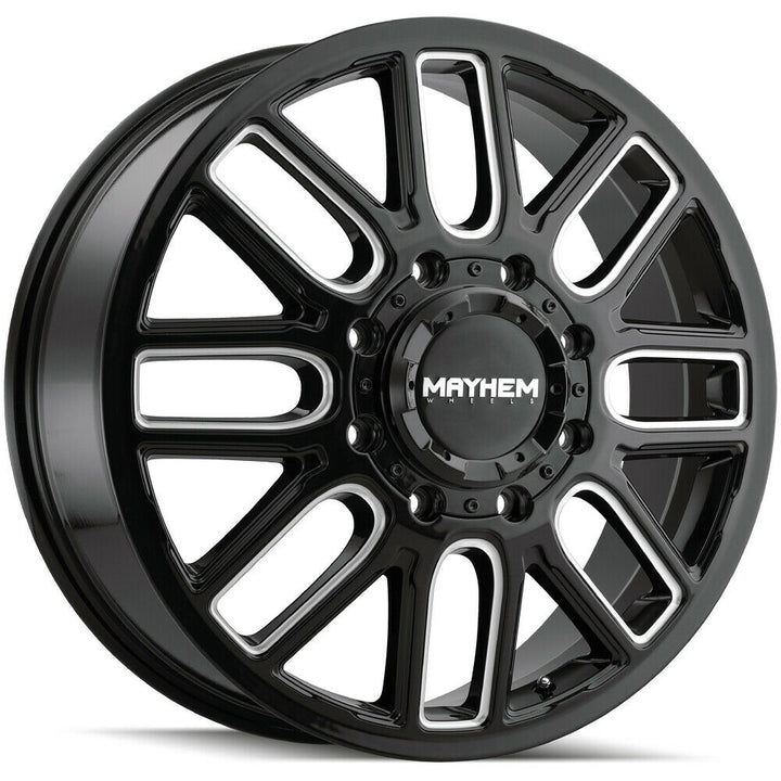 Mayhem Wheels 8107D Cogent Dually Black Milled