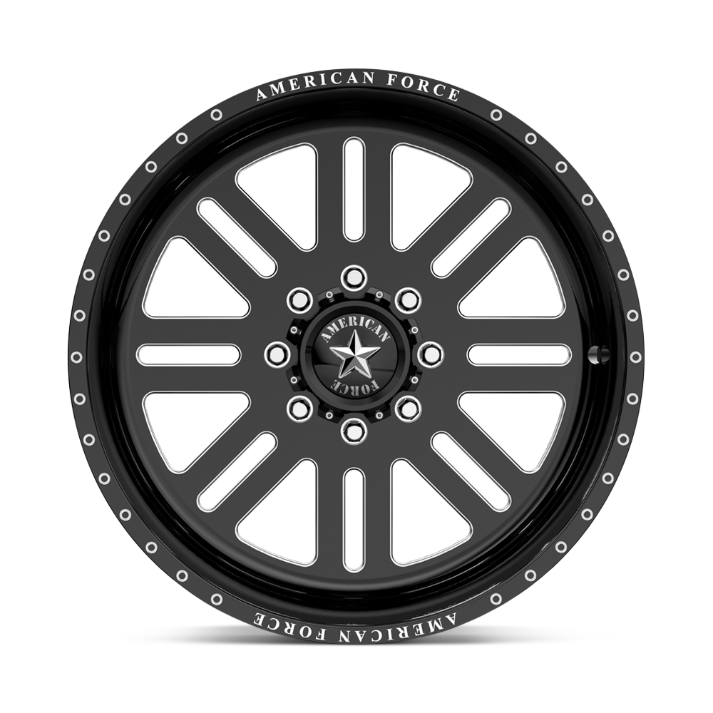 American Force Wheels Afw Rebel Ss Gloss Black Machined
