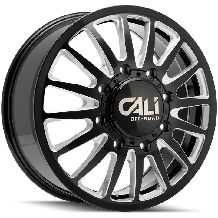 Cali Off-Road Wheels 9110D Summit Dually Black Milled