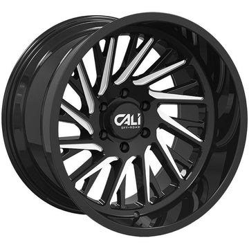 Cali Off-Road Wheels 9114 Purge Black Milled