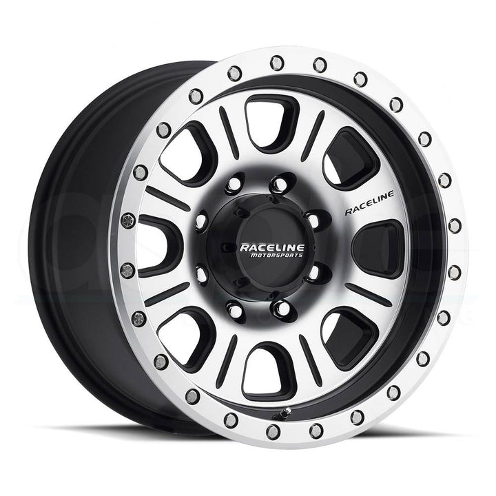 Raceline Wheels 928M Street Lock Monster Machined Black