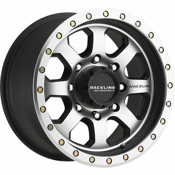 Raceline Wheels 929M Street Lock Avenger Machined Black