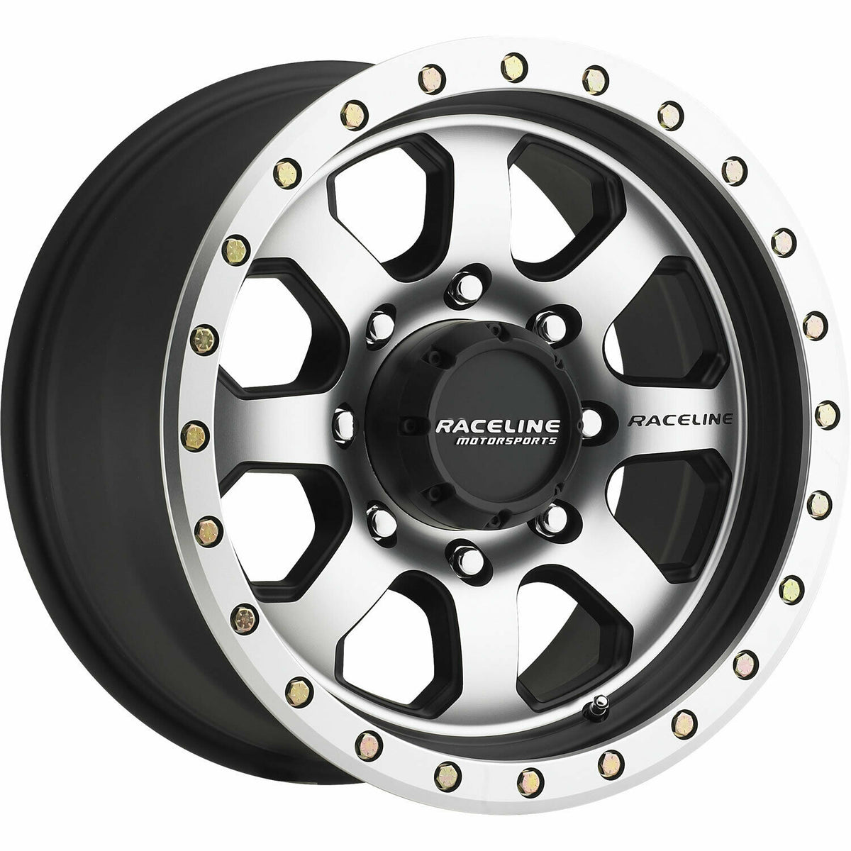 Raceline Wheels 929M Street Lock Avenger Machined Black
