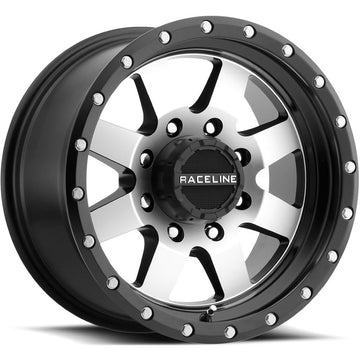 Raceline Wheels 935M Defender Machined Black