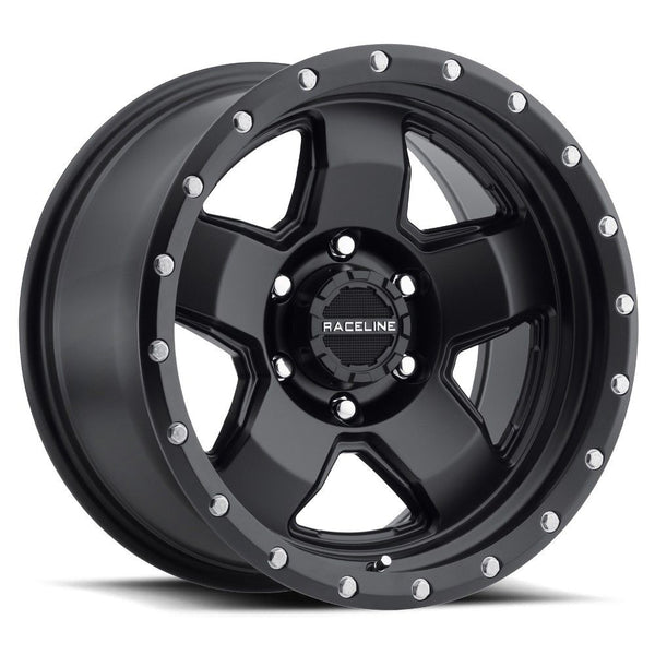 Raceline Wheels 937B Combat Satin Black