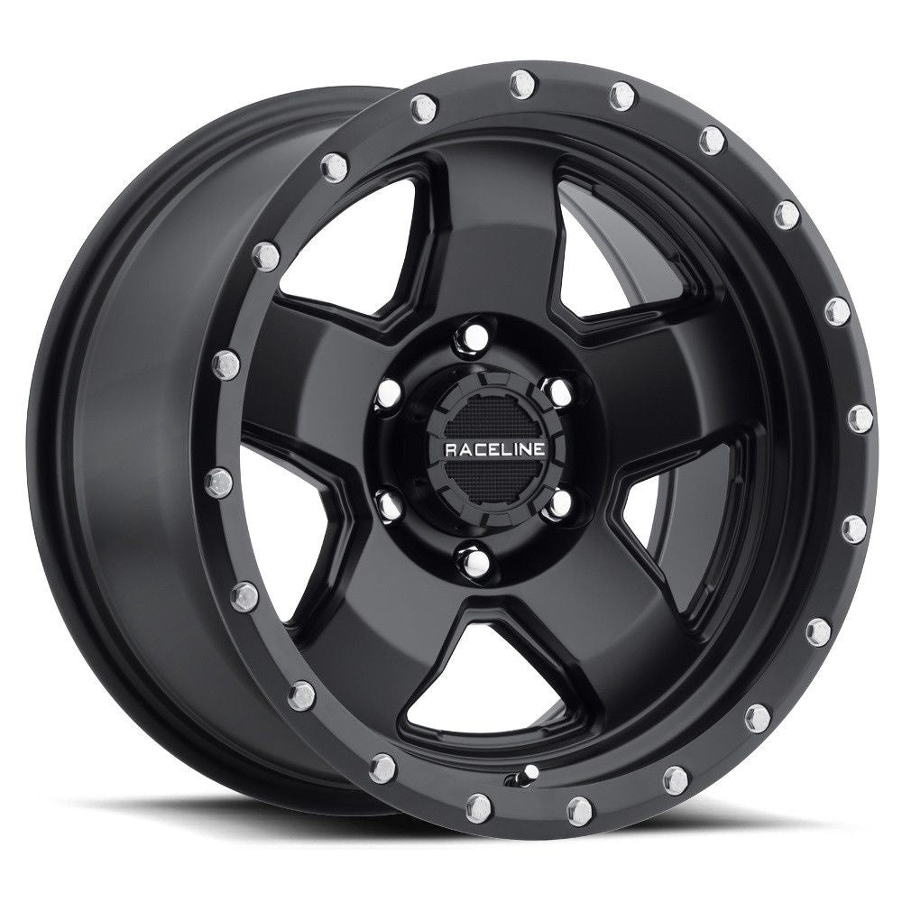 Raceline Wheels 937B Combat Satin Black