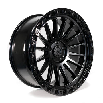 Arena Wheels Mesa Satin Black Gloss Black Lip