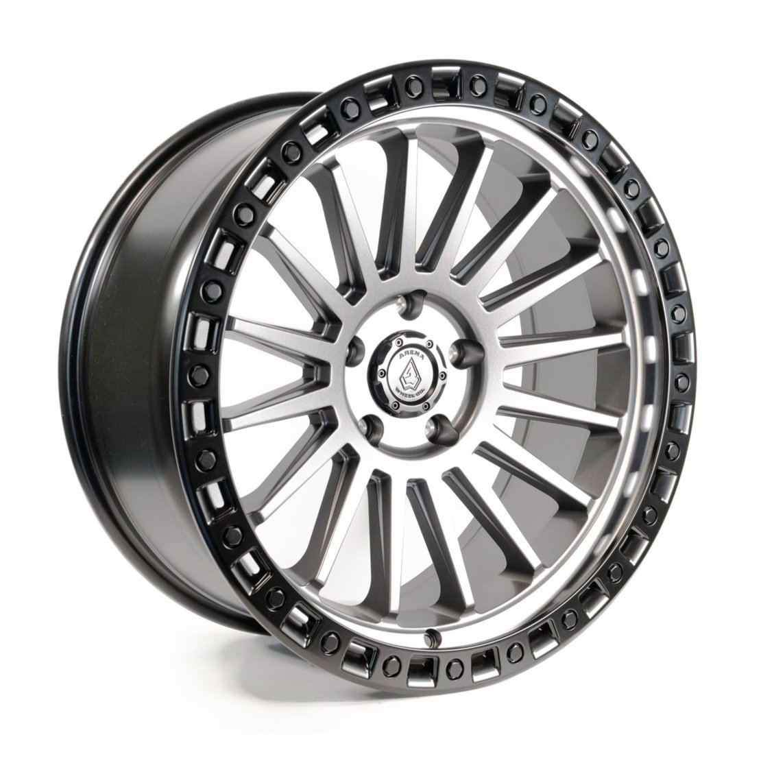 Arena Wheels Mesa Gun Metal Black Lip