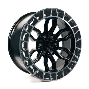 Arena Wheels Recon Black Machined Tint Lip