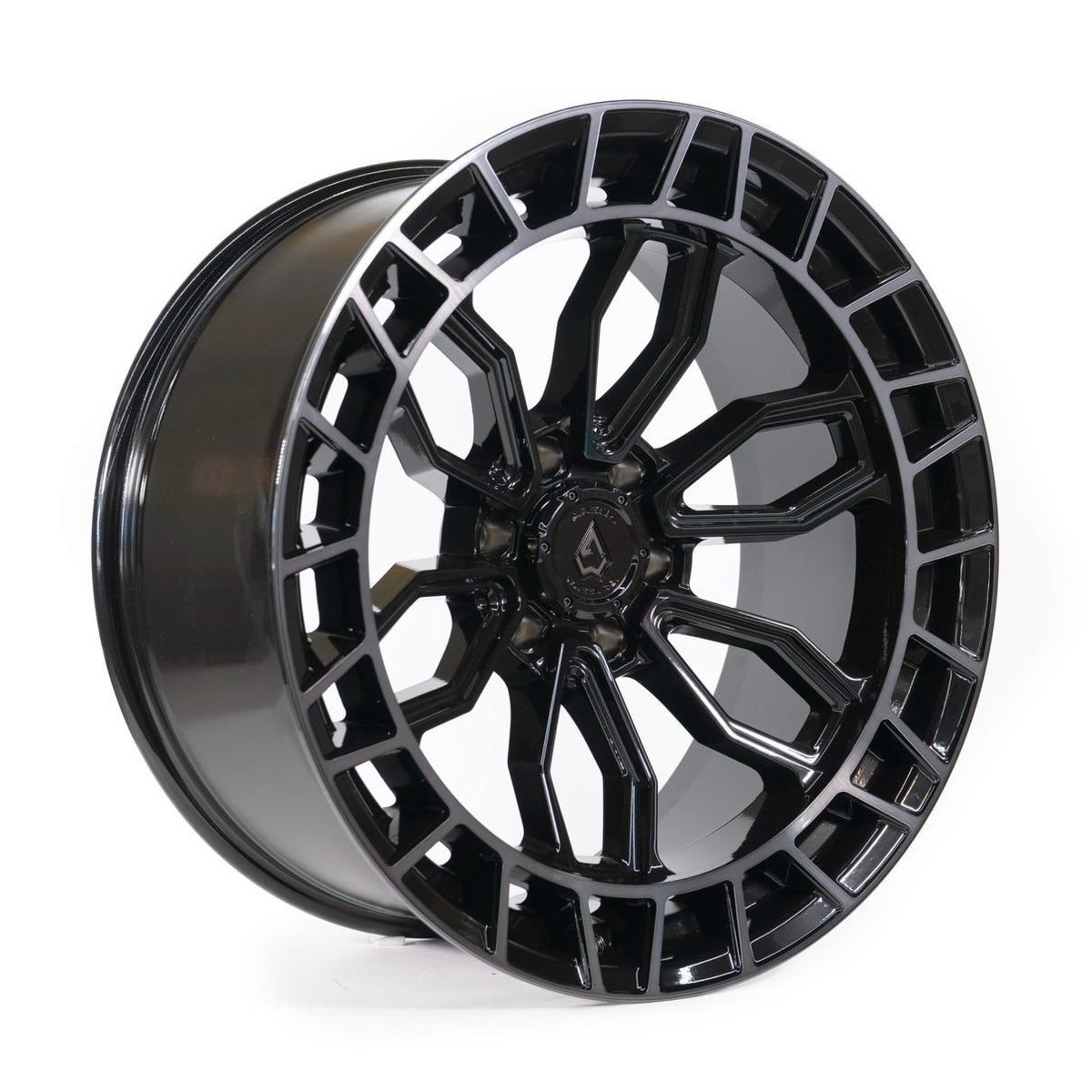 Arena Wheels Recon Black Machined Tint Lip