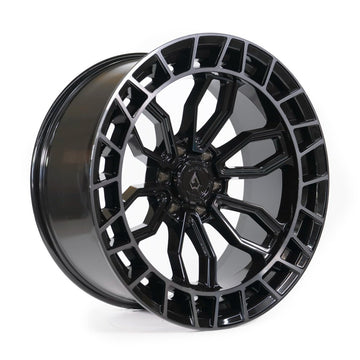 Arena Wheels Recon Black Machined Tint Lip