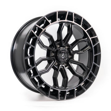 Arena Wheels Recon Black Machined Tint Lip
