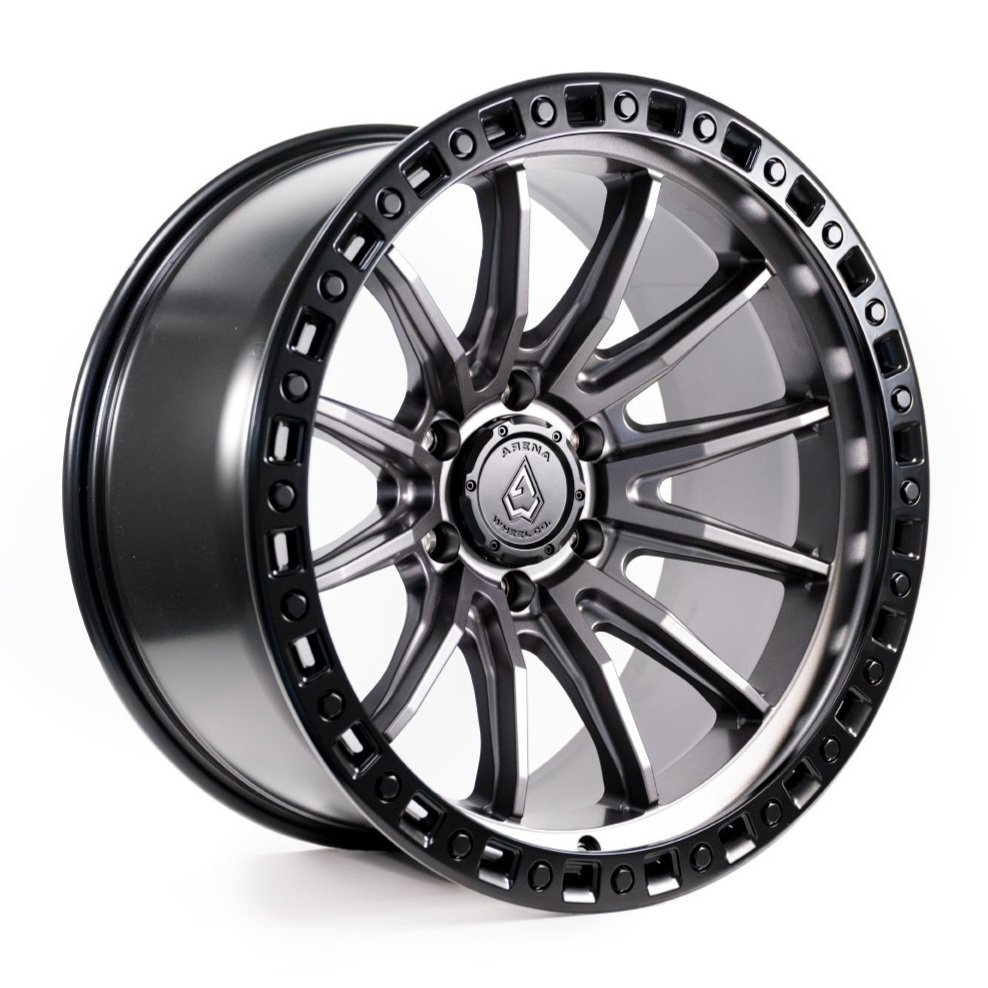 Arena Wheels Mission Gun Metal Black Lip