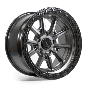 Arena Wheels Trek Gun Metal Black Lip