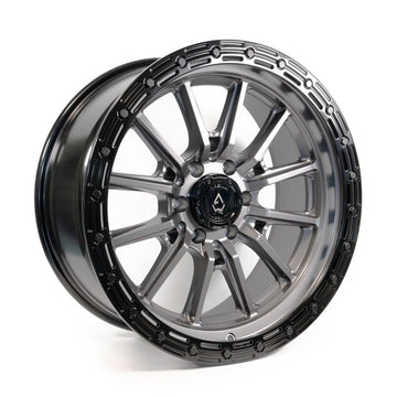 Arena Wheels Trek Gun Metal Black Lip