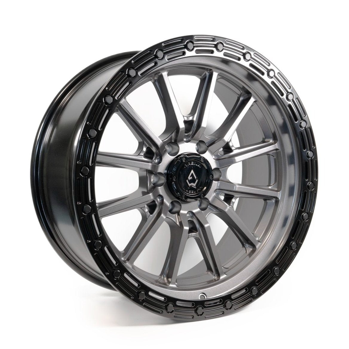 Arena Wheels Trek Gun Metal Black Lip