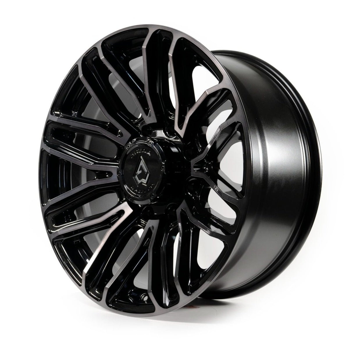 Arena Wheels Supreme Black Brushed Tint Face