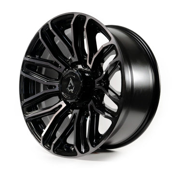 Arena Wheels Supreme Black Brushed Tint Face