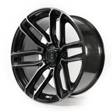 Arena Wheels Supreme Black Brushed Tint Face
