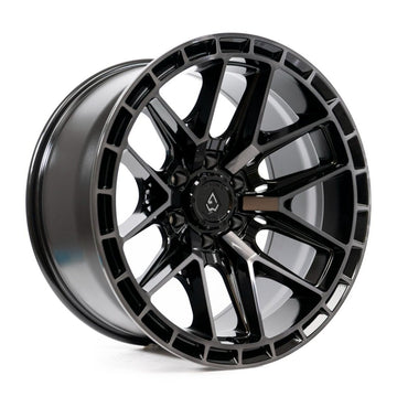 Arena Wheels Battle Black Machined Tint Face Lip