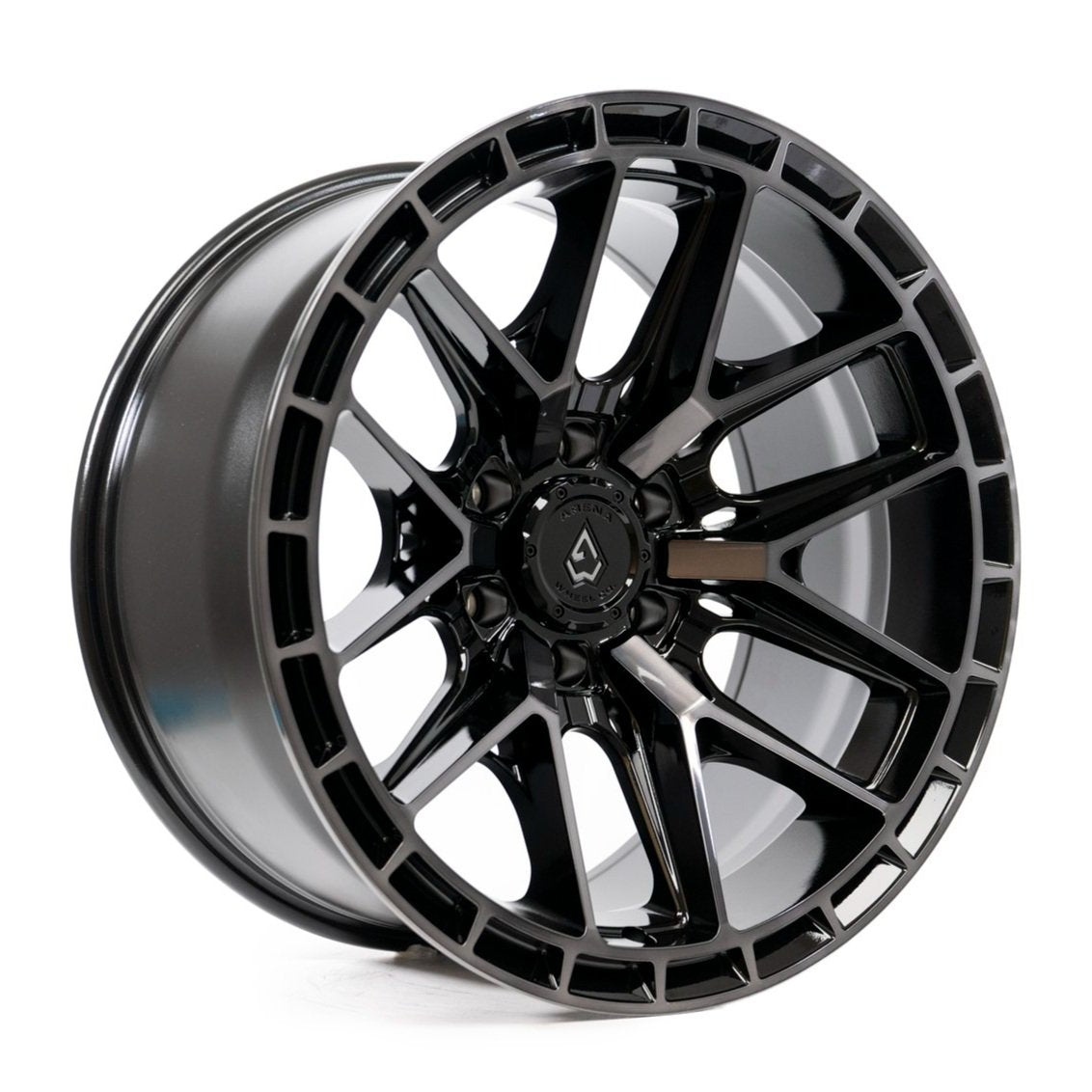 Arena Wheels Battle Black Machined Tint Face Lip