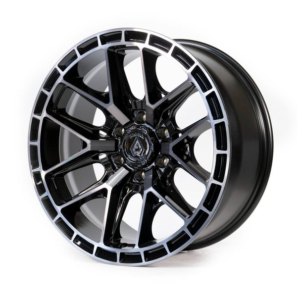 Arena Wheels Battle Black Machined Tint Face Lip