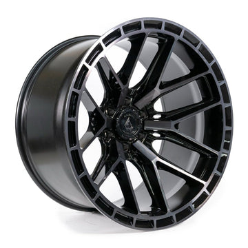 Arena Wheels Battle Black Machined Tint Face Lip