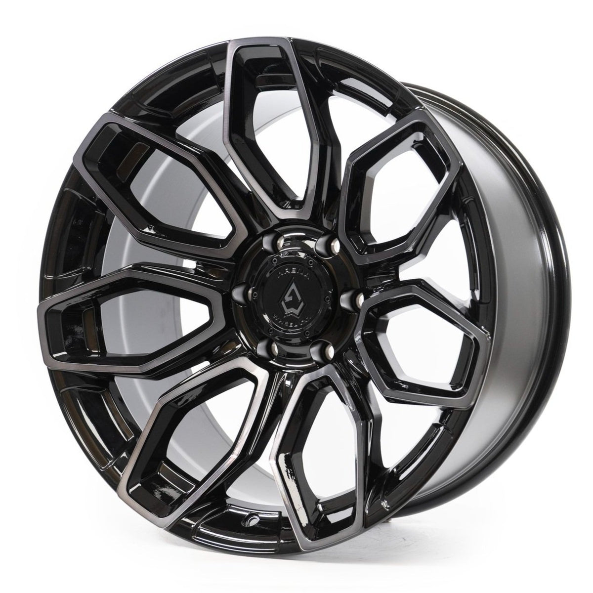 Arena Wheels Cobra Black Brushed Tint Face