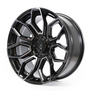 Arena Wheels Cobra Black Brushed Tint Face