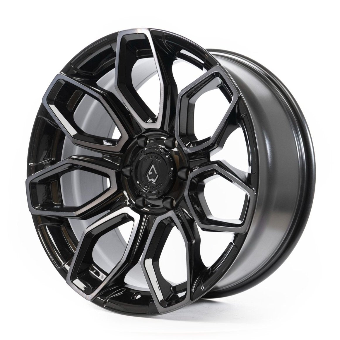 Arena Wheels Cobra Black Brushed Tint Face