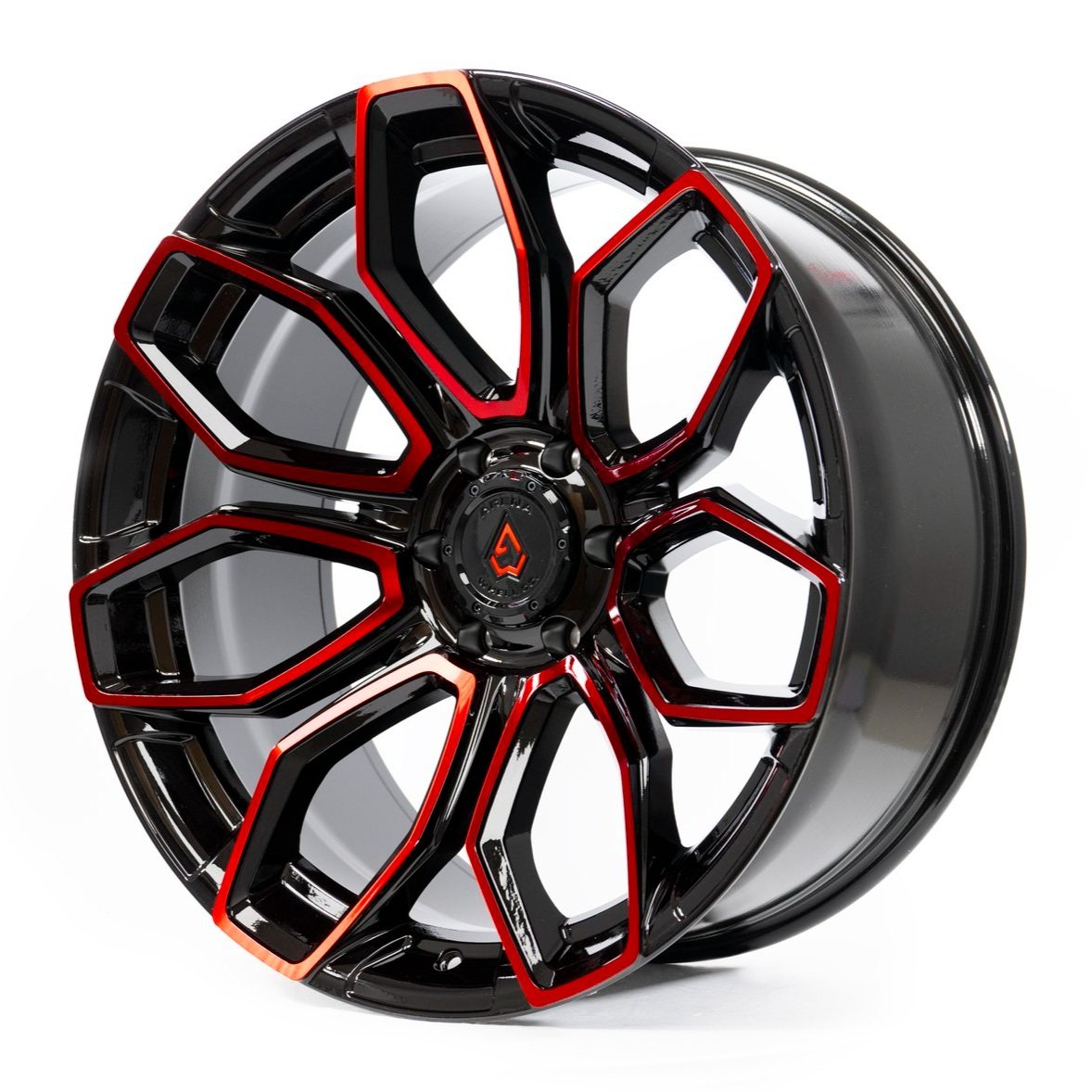 Arena Wheels Cobra Black Red Tint
