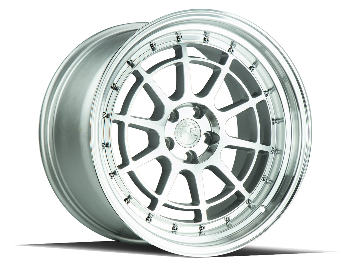 Aodhan Wheels AH04 Silver Machined Lip