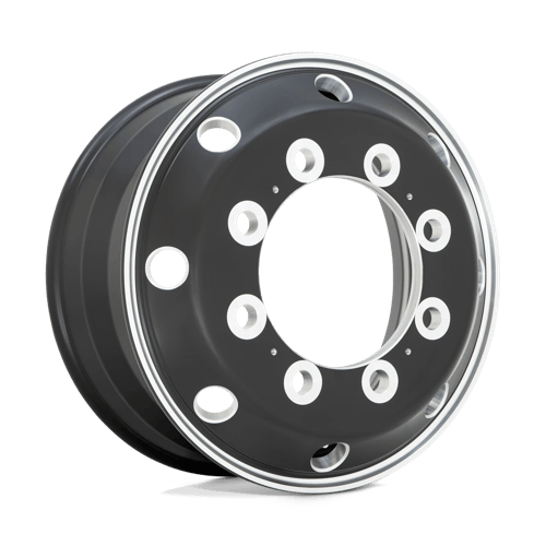 ATX Series Wheels AO404 Journey Gloss Black with Polished Lip