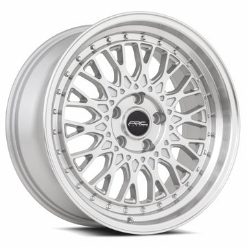 Vors AR1 18x8.5 Silver Machined wheel - three-quarter studio view