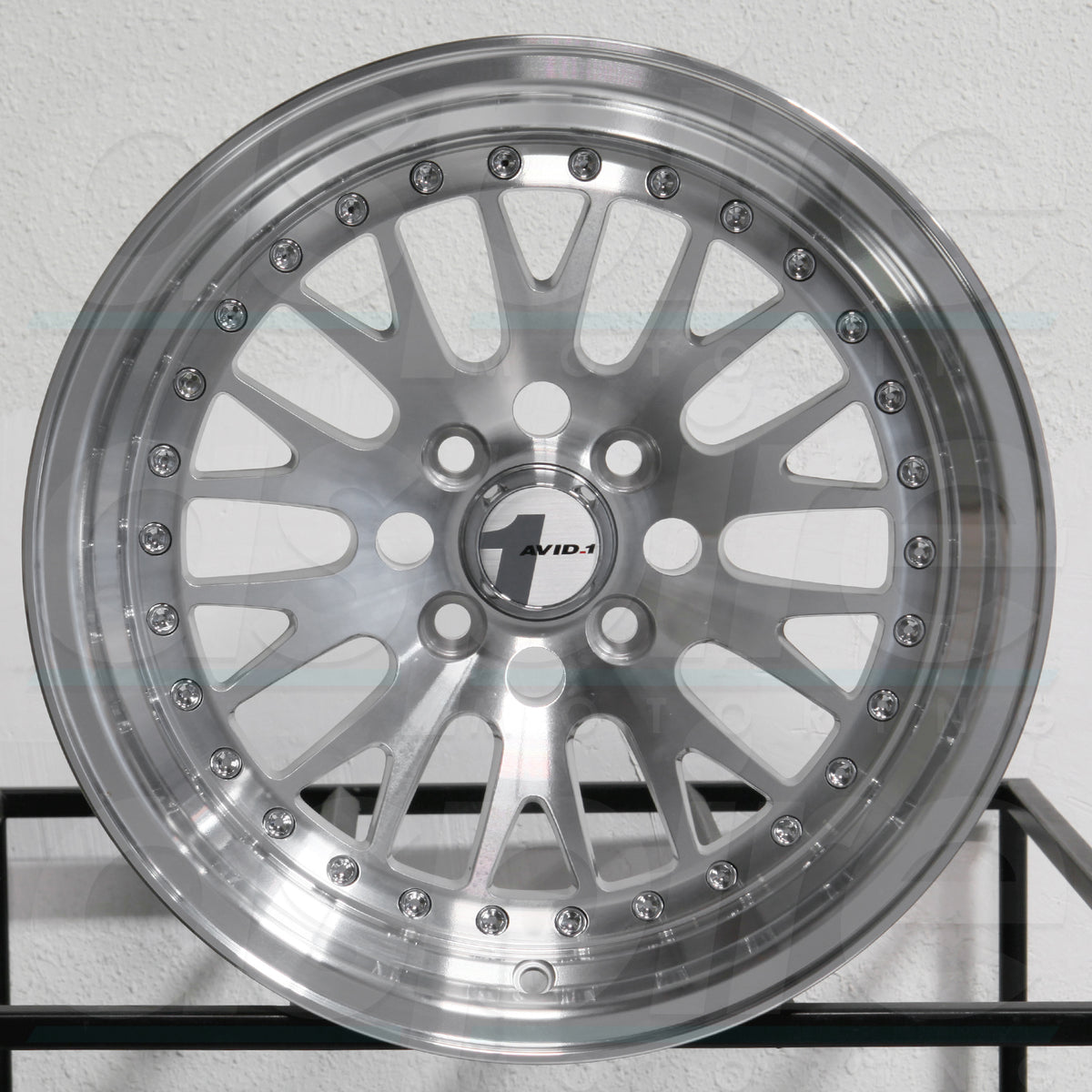 AVID1 Wheels AV12 Black Gold Rivets