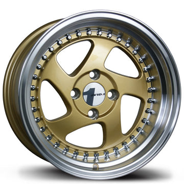 AVID1 Wheels AV19 Black Gold Rivets