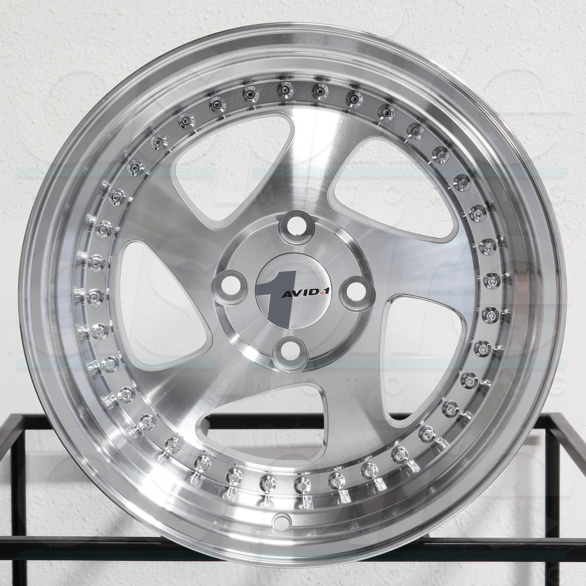 AVID1 Wheels AV19 Black Gold Rivets