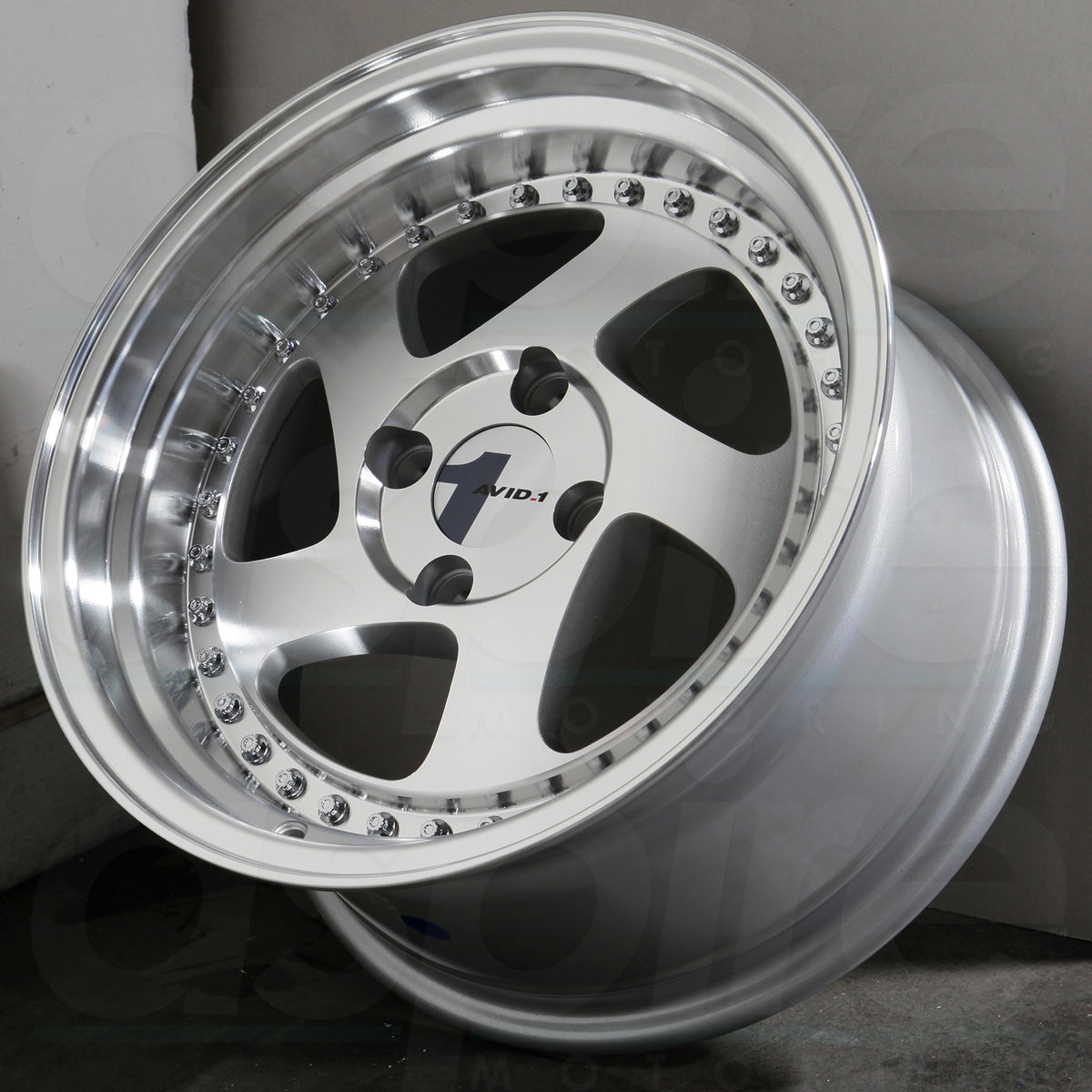 AVID1 Wheels AV19 Black Gold Rivets