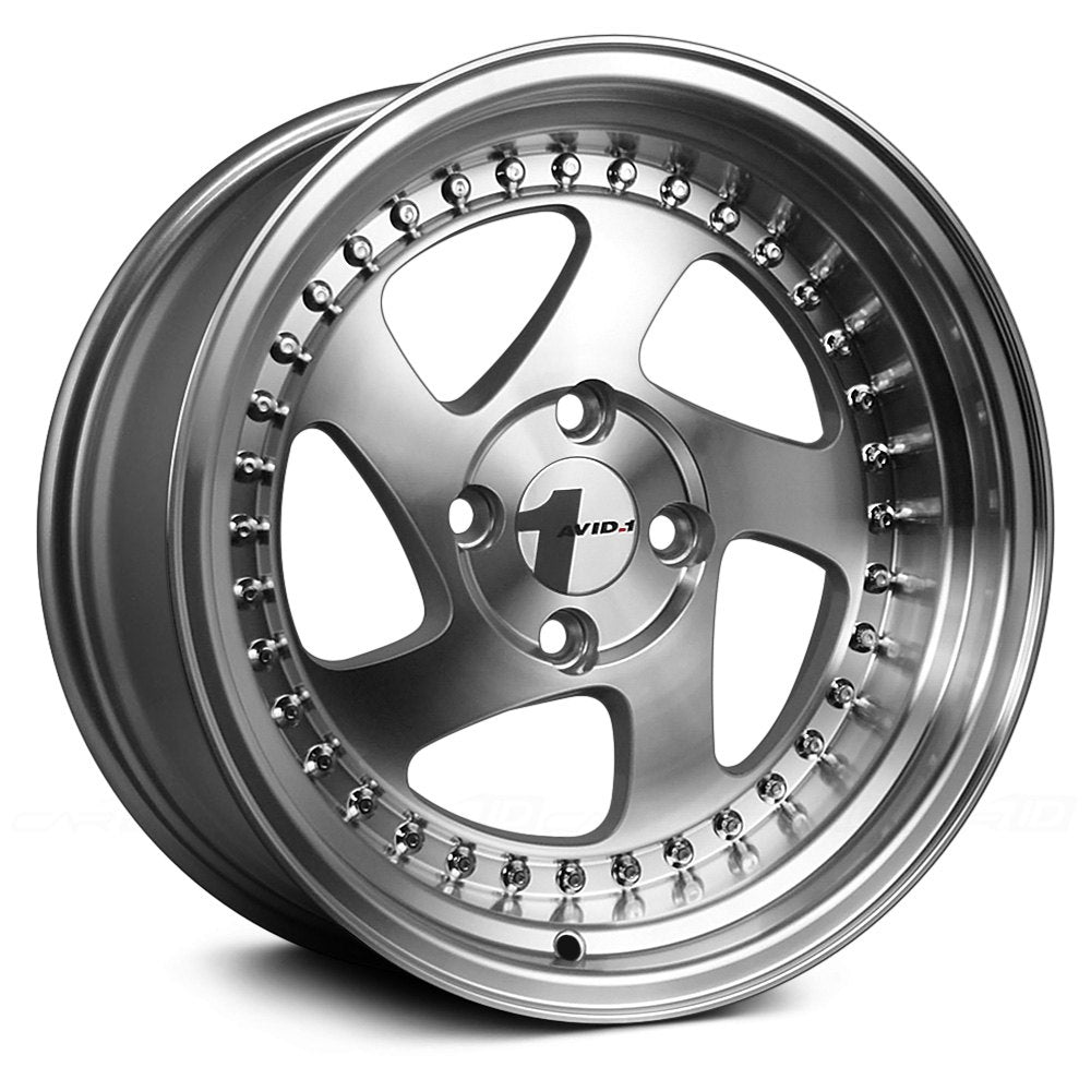 AVID1 Wheels AV19 Black Gold Rivets